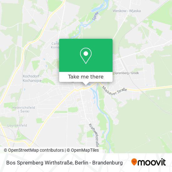 Bos Spremberg Wirthstraße map
