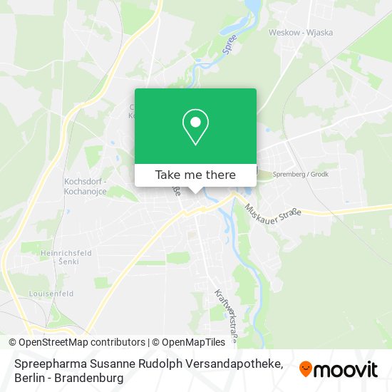 Карта Spreepharma Susanne Rudolph Versandapotheke