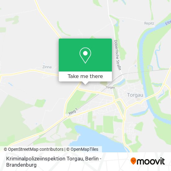 Карта Kriminalpolizeiinspektion Torgau