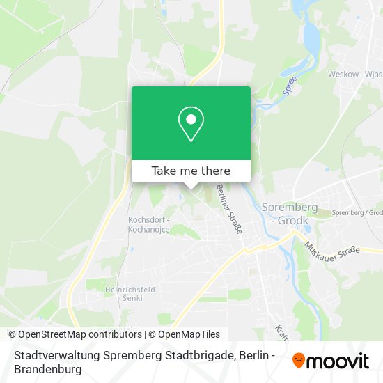 Stadtverwaltung Spremberg Stadtbrigade map