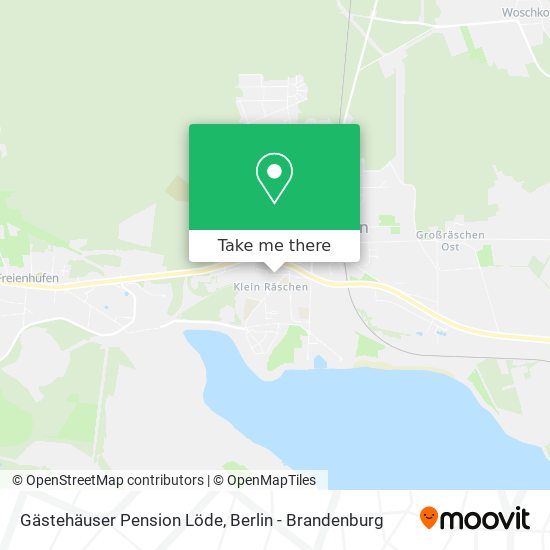 Gästehäuser Pension Löde map