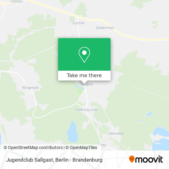 Jugendclub Sallgast map