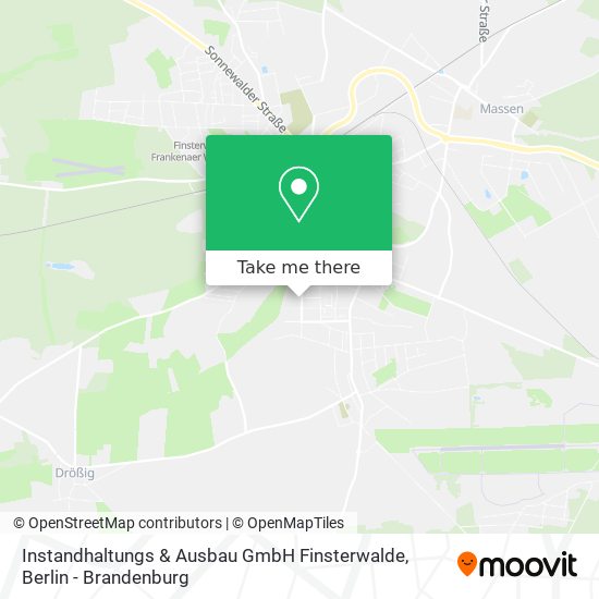 Карта Instandhaltungs & Ausbau GmbH Finsterwalde
