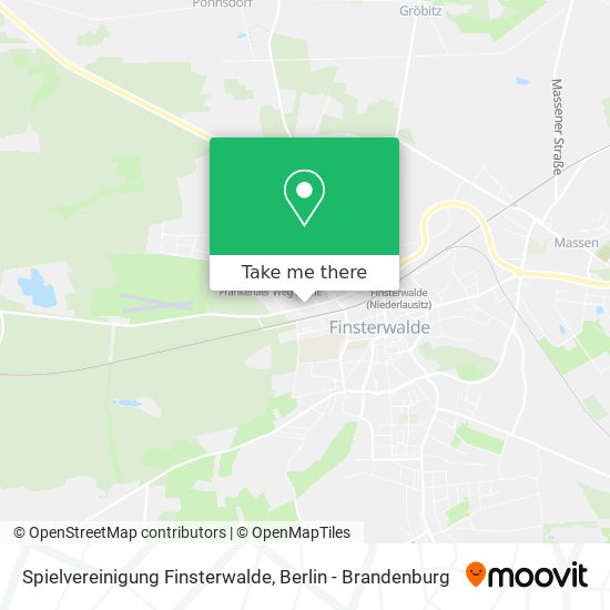 Spielvereinigung Finsterwalde map