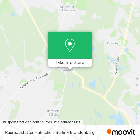 Raumaustatter Hähnchen map