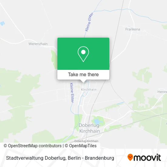 Карта Stadtverwaltung Doberlug