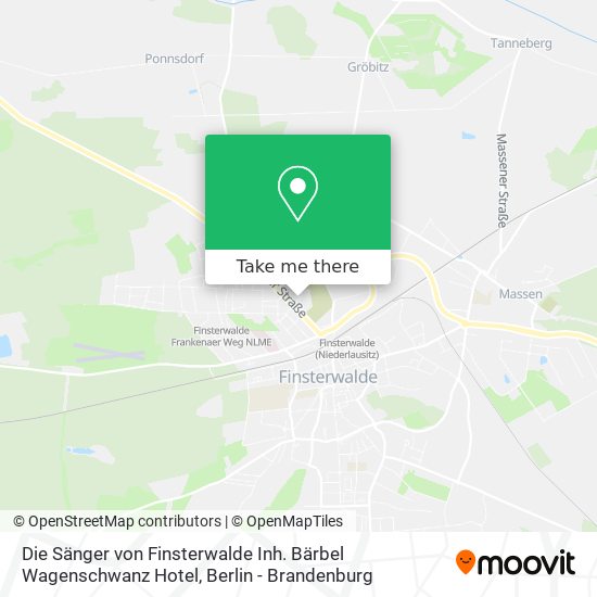 Die Sänger von Finsterwalde Inh. Bärbel Wagenschwanz Hotel map