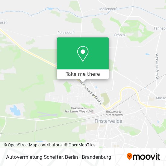 Autovermietung Schefter map