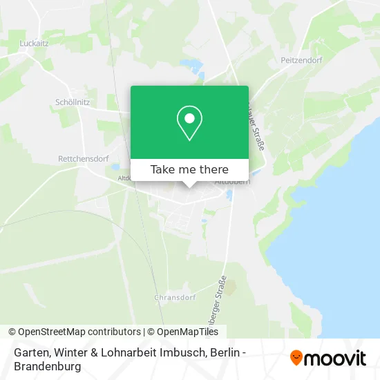 Карта Garten, Winter & Lohnarbeit Imbusch