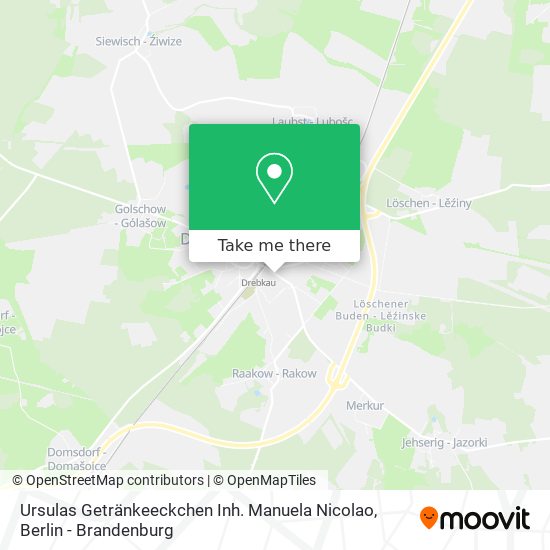 Карта Ursulas Getränkeeckchen Inh. Manuela Nicolao