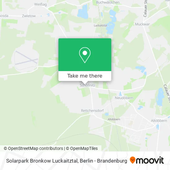 Карта Solarpark Bronkow Luckaitztal