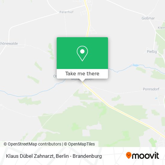 Klaus Dübel Zahnarzt map