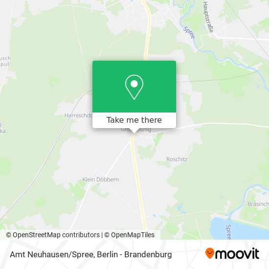 Карта Amt Neuhausen/Spree