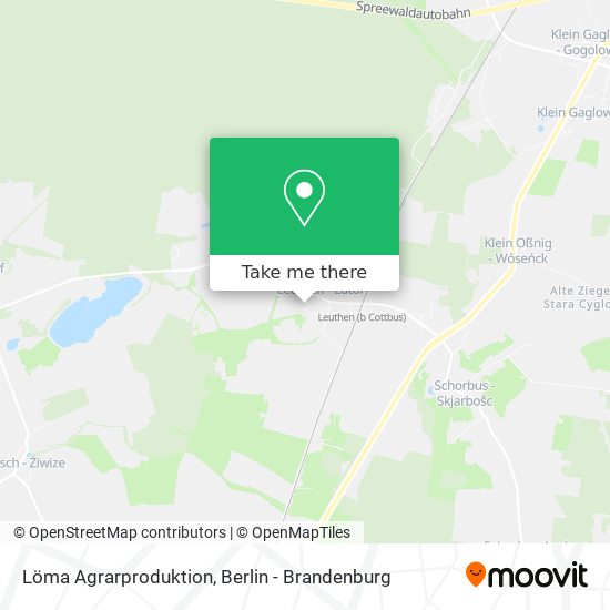 Löma Agrarproduktion map