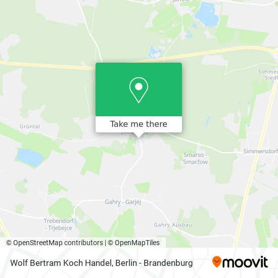 Wolf Bertram Koch Handel map