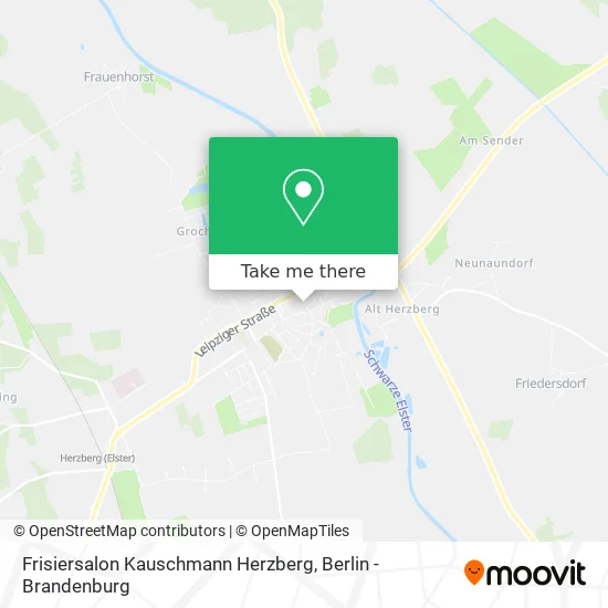 Карта Frisiersalon Kauschmann Herzberg