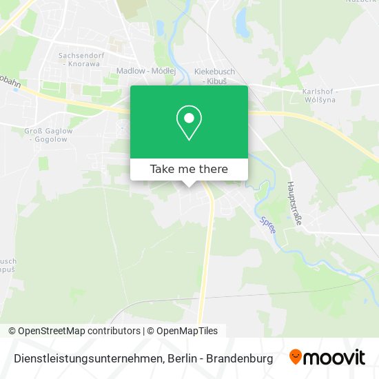 Dienstleistungsunternehmen map