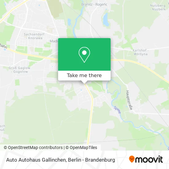 Карта Auto Autohaus Gallinchen