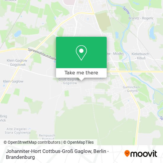 Johanniter-Hort Cottbus-Groß Gaglow map