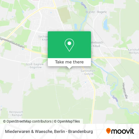 Карта Miederwaren & Waesche