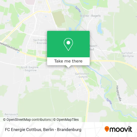 Карта FC Energie Cottbus