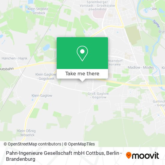 Pahn-Ingenieure Gesellschaft mbH Cottbus map