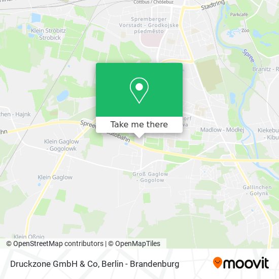 Карта Druckzone GmbH & Co