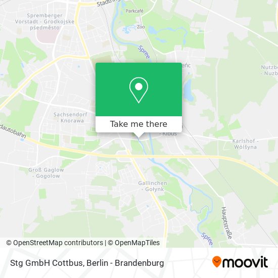 Stg GmbH Cottbus map