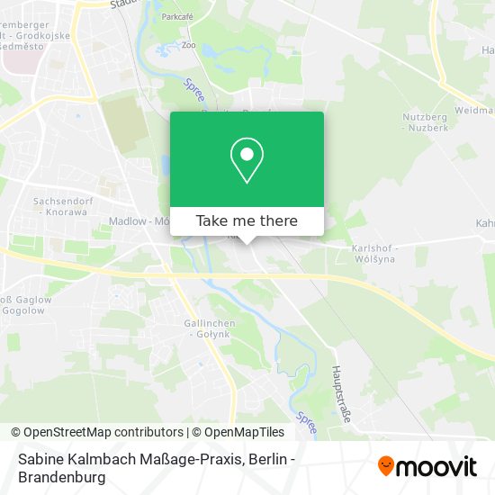 Sabine Kalmbach Maßage-Praxis map