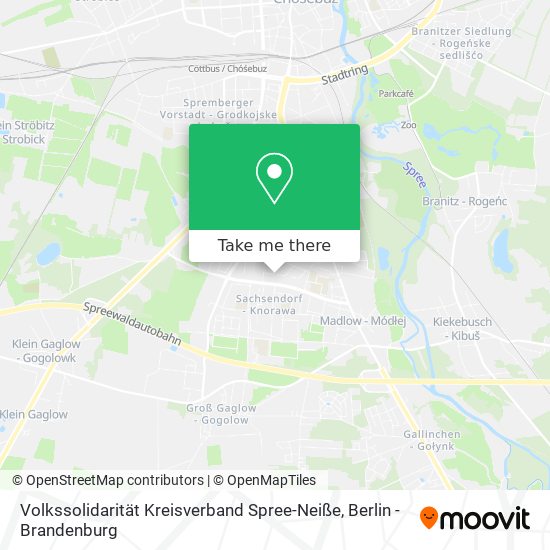 Volkssolidarität Kreisverband Spree-Neiße map