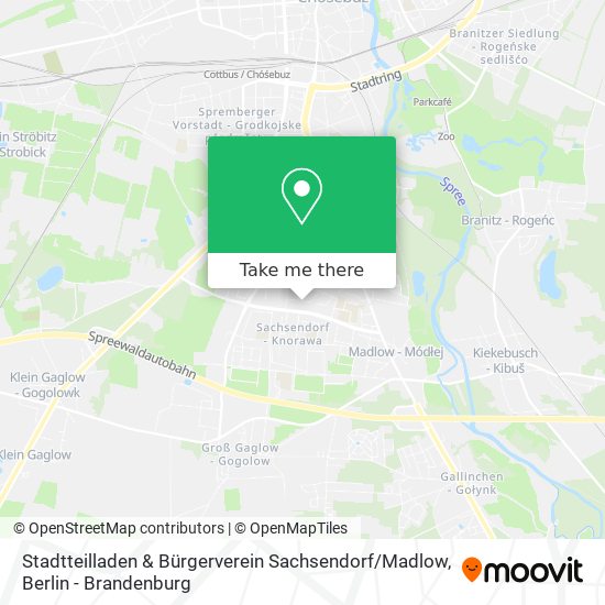 Stadtteilladen & Bürgerverein Sachsendorf / Madlow map