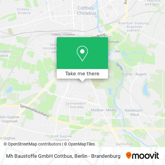 Mh Baustoffe GmbH Cottbus map