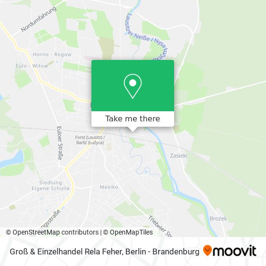 Groß & Einzelhandel Rela Feher map