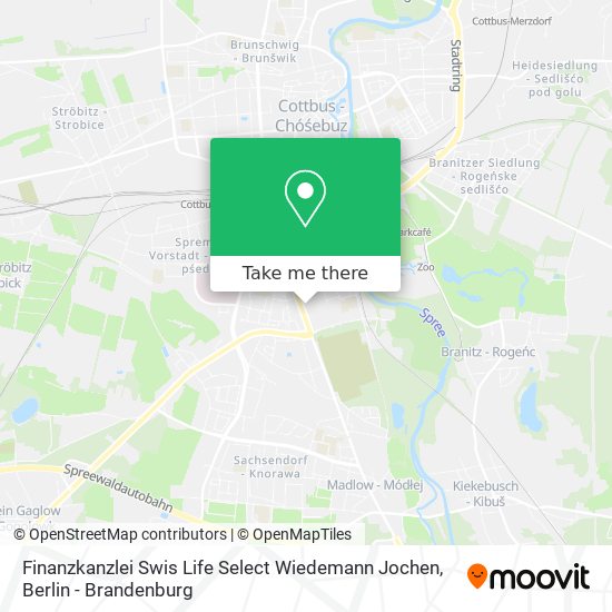 Finanzkanzlei Swis Life Select Wiedemann Jochen map