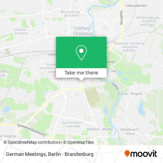 German Meetings map