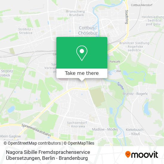 Nagora Sibille Fremdsprachenservice Übersetzungen map