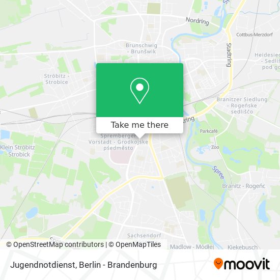 Jugendnotdienst map