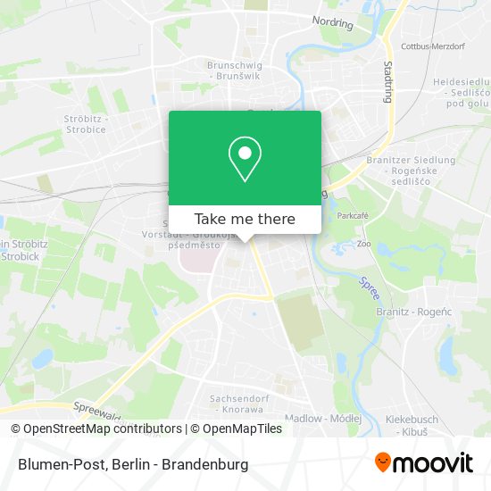 Blumen-Post map