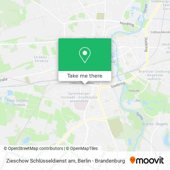 Zieschow Schlüsseldienst am map