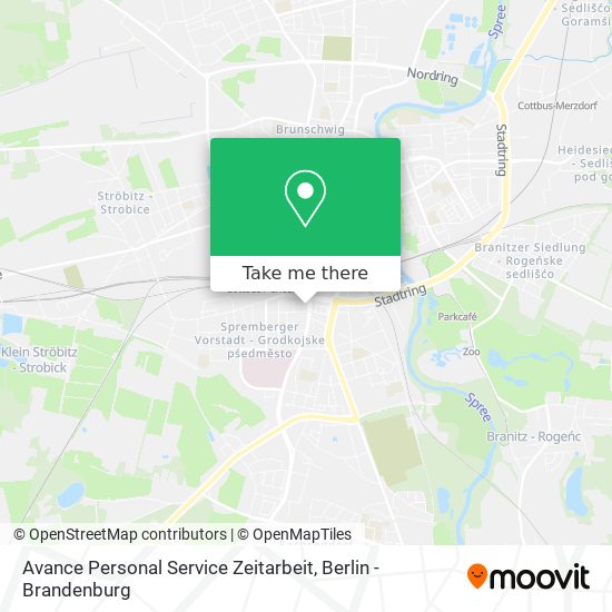 Avance Personal Service Zeitarbeit map