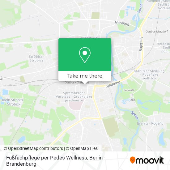 Fußfachpflege per Pedes Wellness map