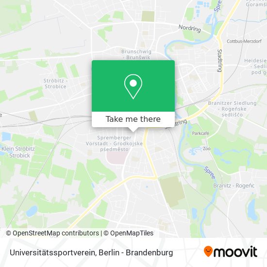 Universitätssportverein map