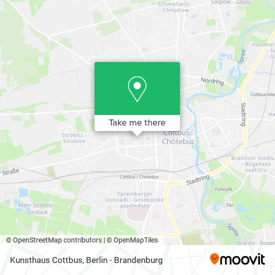 Kunsthaus Cottbus map