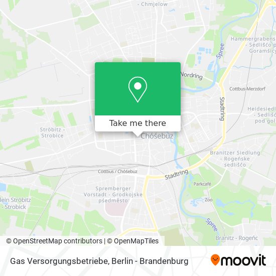 Gas Versorgungsbetriebe map