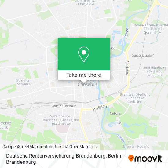 Deutsche Rentenversicherung Brandenburg map