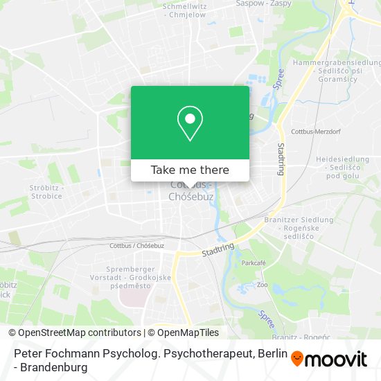 Карта Peter Fochmann Psycholog. Psychotherapeut