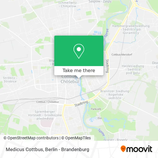 Карта Medicus Cottbus