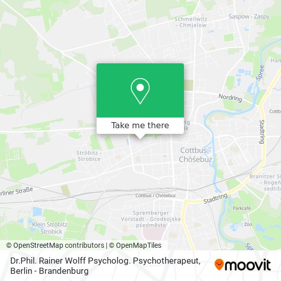 Dr.Phil. Rainer Wolff Psycholog. Psychotherapeut map