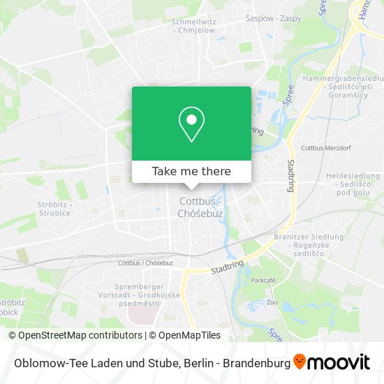 Oblomow-Tee Laden und Stube map