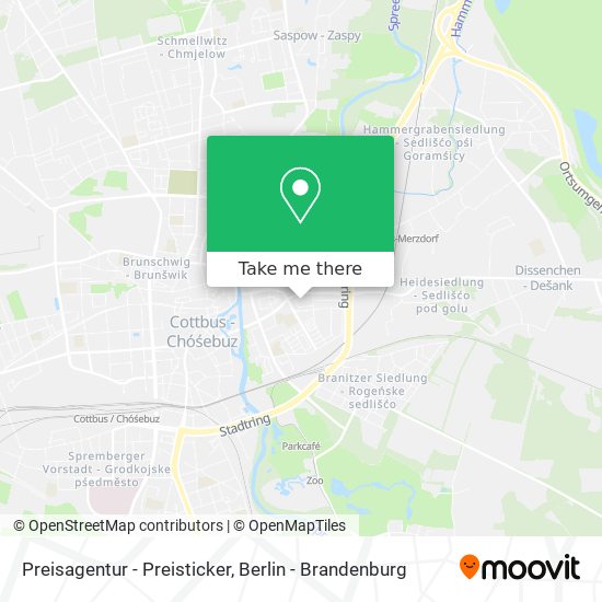 Preisagentur - Preisticker map